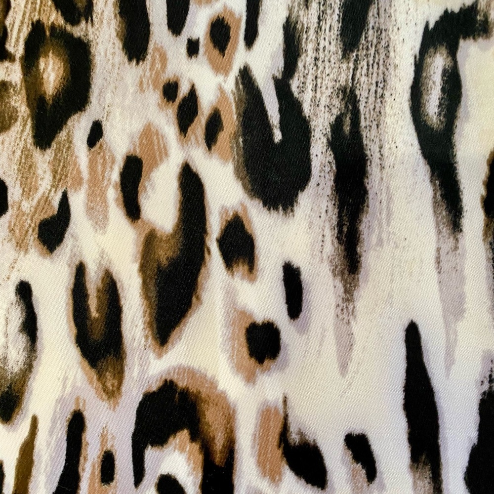 Studio One New York Leopard Print Dress 16W EUC - Picture 4 of 6